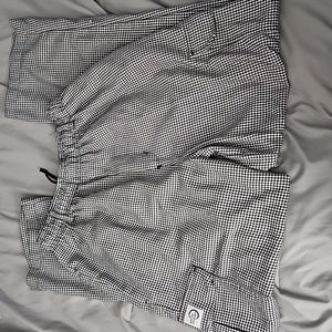 Medium black/white‎ Houndstooth print Mercer Culinary Pants